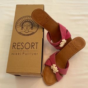 NEW / Unused Resort Sandals by Nikki Pulitzer